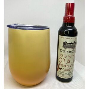 Wine tumbler/stain remover 